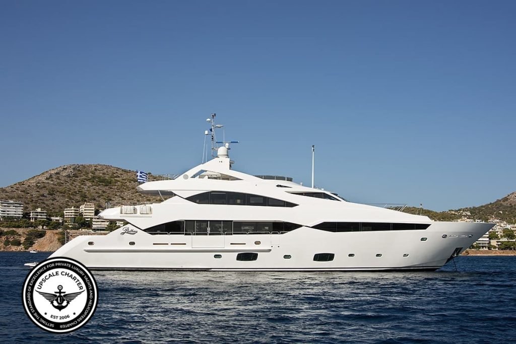 Pathos is a stylish 40m Sunseeker, with a 6-cabin layout